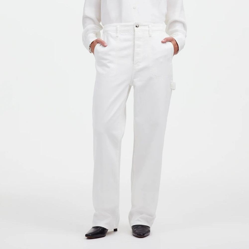 NWT Alexa Chung for Madewell Workwear Jeans in True White Size 29